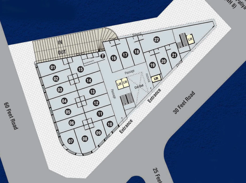 Master Plan of Gayatri VMP Business Hub in Kotarpur, Ahmedabad - Image 360848
