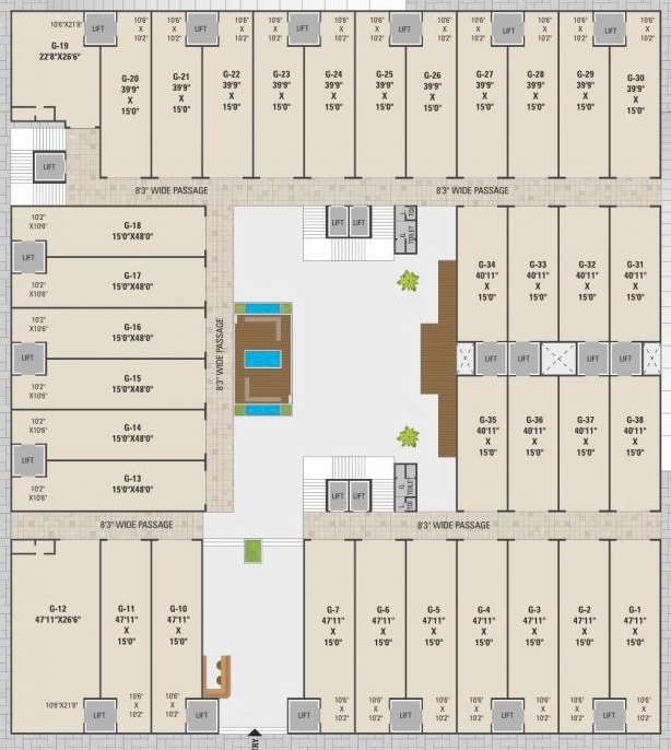 Floor Plan of Swagat Texking in Kumbhariya, Surat - Image 359140