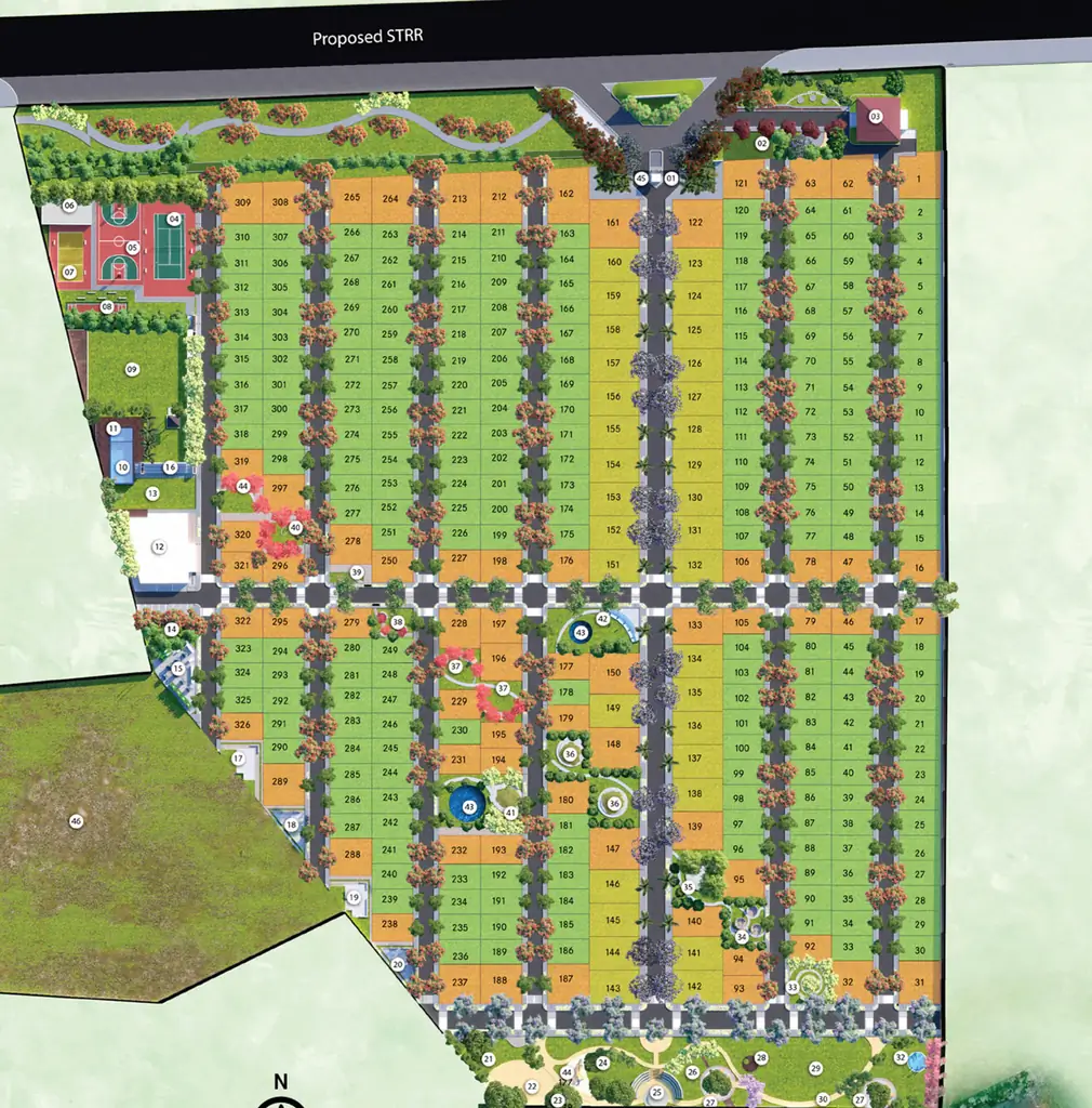 Master Plan of Century Seasons in Doddaballapur, Bangalore - Image 327752
