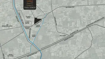 Location of Commercial Darshanam Twin Tower - Image 355576