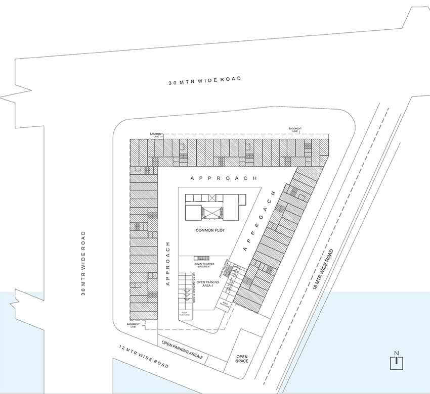 Master Plan of Commercial Darshanam King Square in Gotri, Vadodara - Image 355245