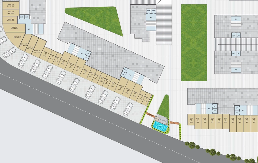 Floor Plan of Prayosha Dream in Dindoli, Surat - Image 357655