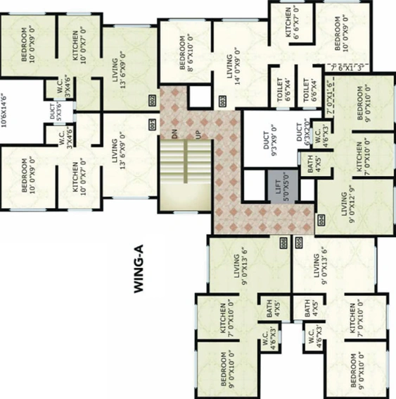 Floor Plan of Shriyan Gold in Saphale West, Palghar - Image 96221