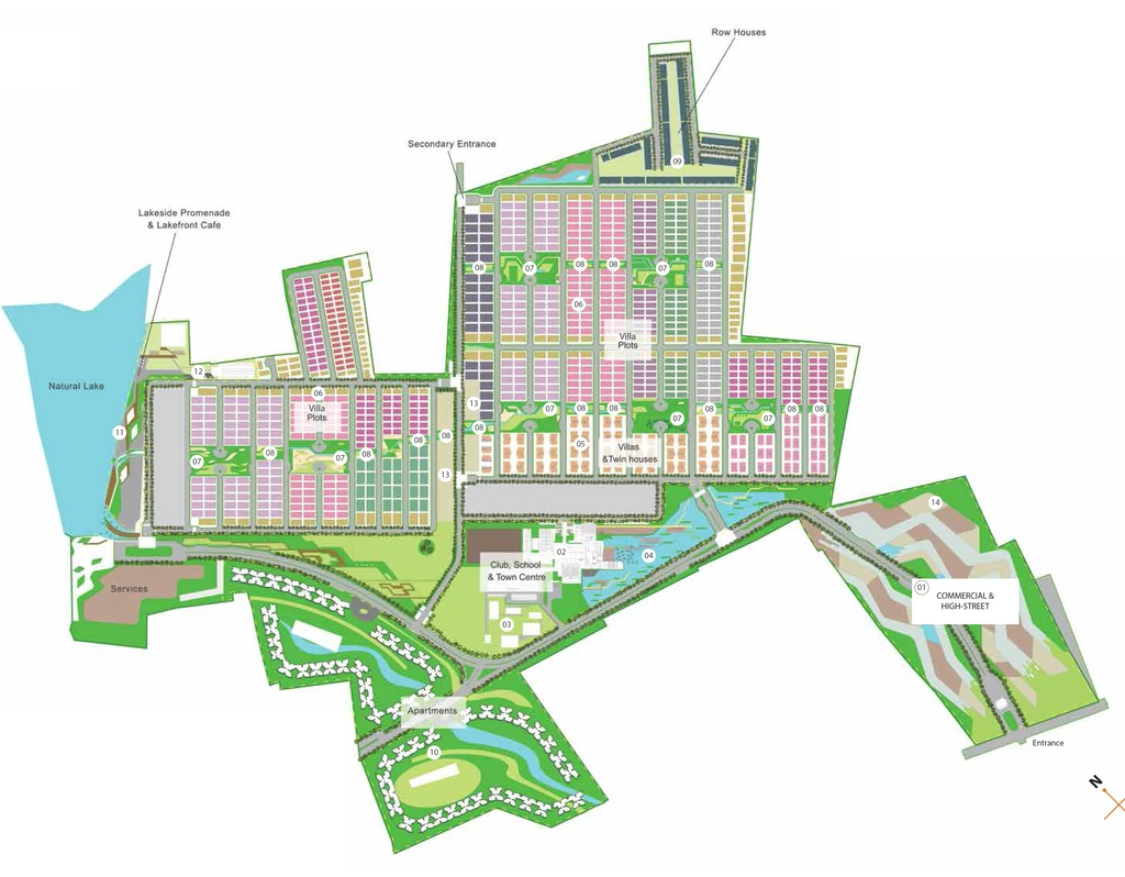 Master Plan of Embassy Springs in Devanahalli, Bangalore - Image 328154
