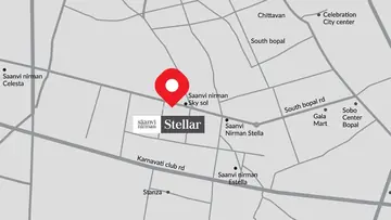 Location of Commercial Saanvi Nirman Stellar - Image 360418