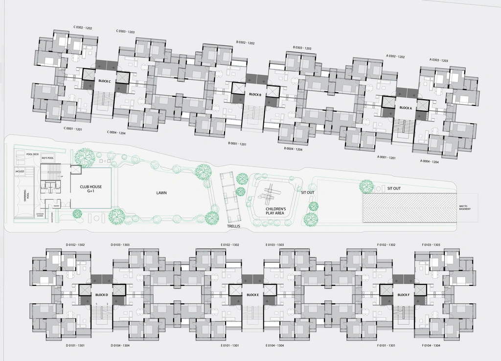 Master Plan of Commercial Saanvi Nirman Stellar in South Bopal, Ahmedabad - Image 360416