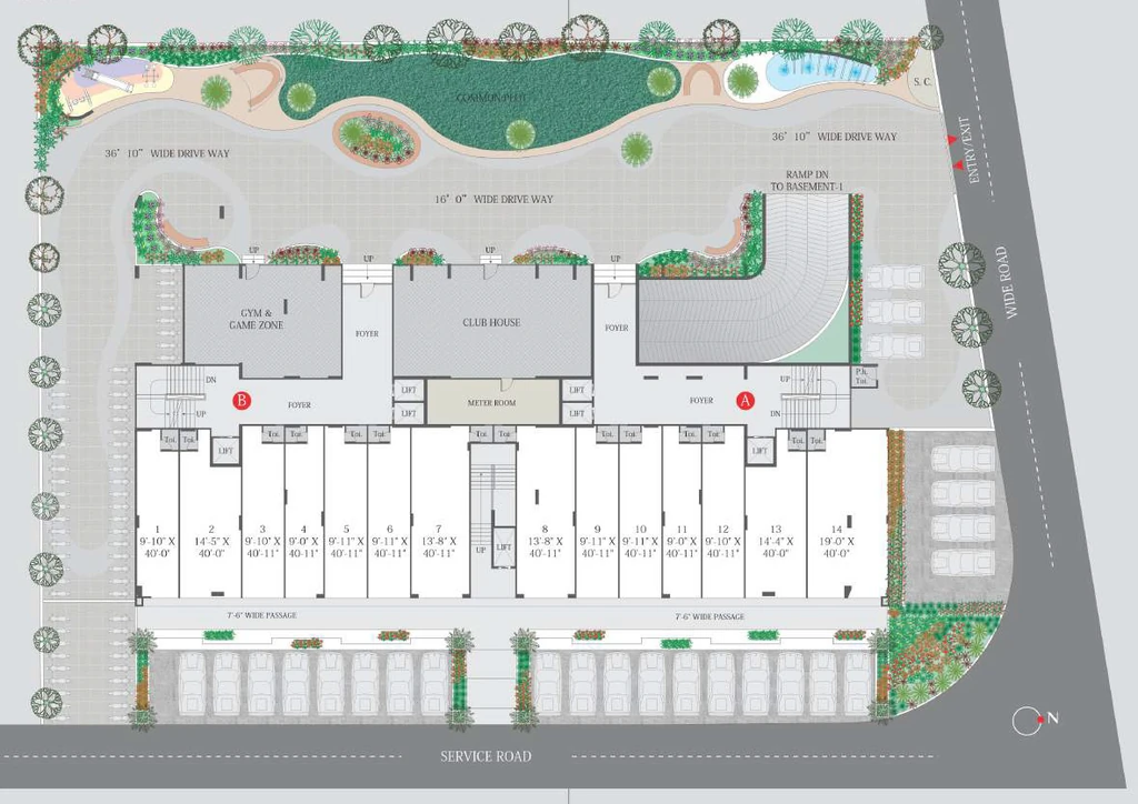 Master Plan of Commercial Vivaan Elysium in Zundal, Ahmedabad - Image 360308