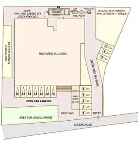 Master Plan of National Pearl Star in Edappally, Kochi - Image 367713