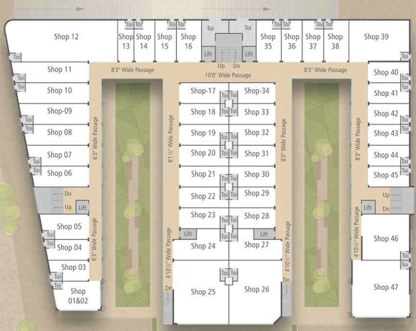 Floor Plan of Commercial Samruddhi Safalya in Pratap Nagar, Vadodara - Image 356941