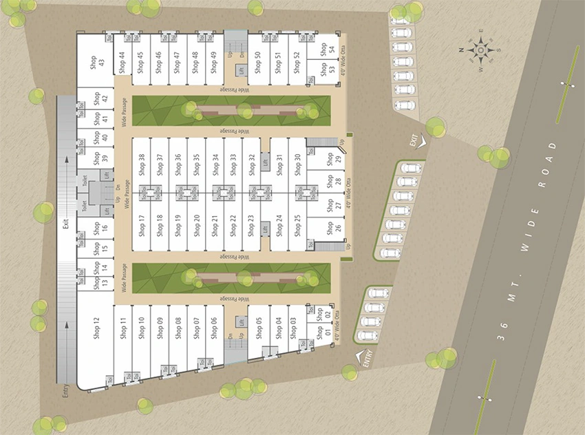 Master Plan of Commercial Samruddhi Safalya in Pratap Nagar, Vadodara - Image 356940