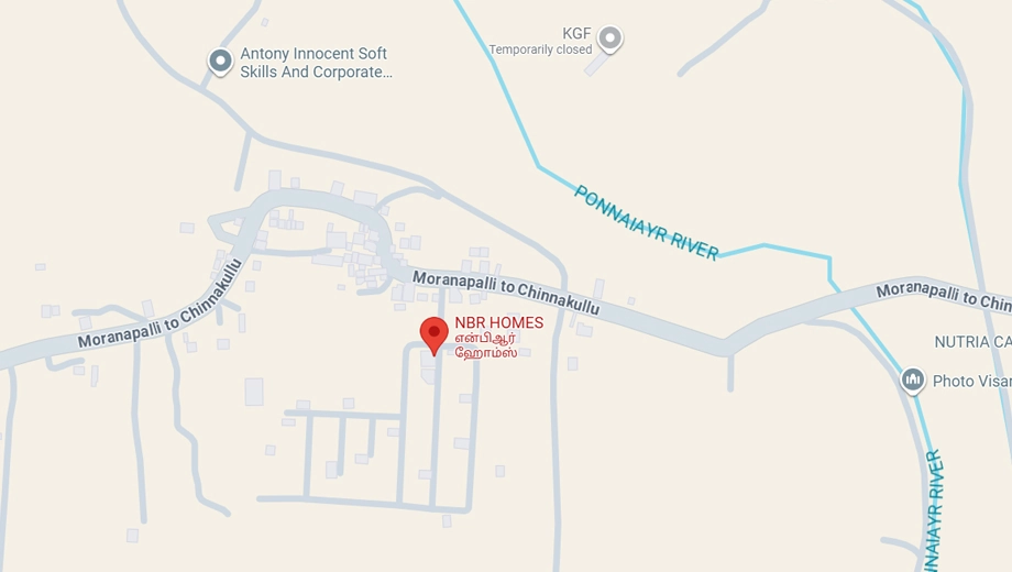 Location of NBR Homes in Hosur Road, Bangalore - Image 329775