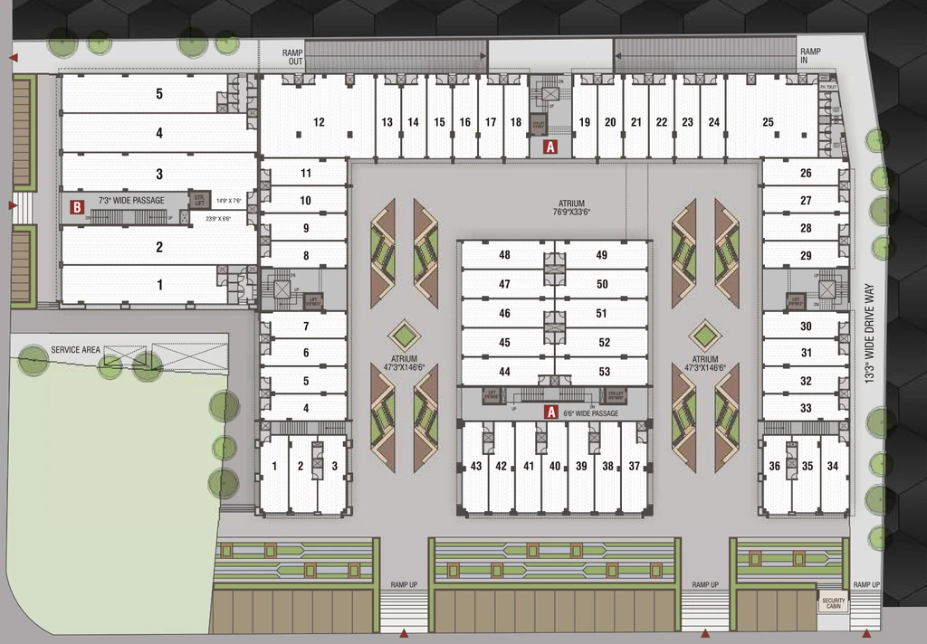 Master Plan of Prayag Pelican in Odhav, Ahmedabad - Image 360433