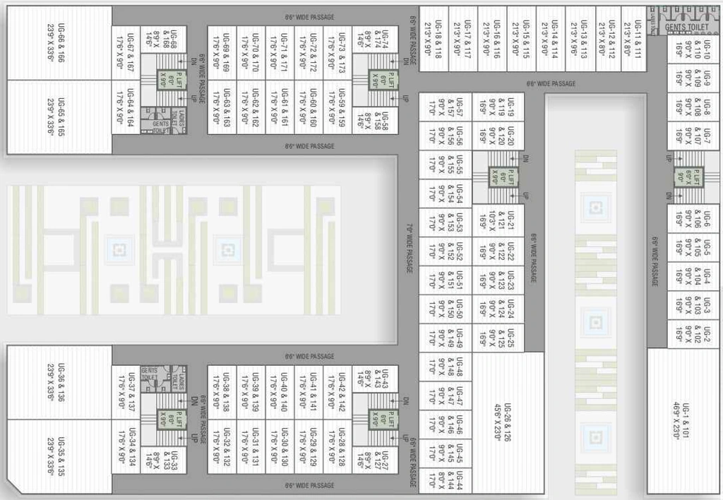 Floor Plan of Raghuvir Shoppers in Mota Varachha, Surat - Image 357668