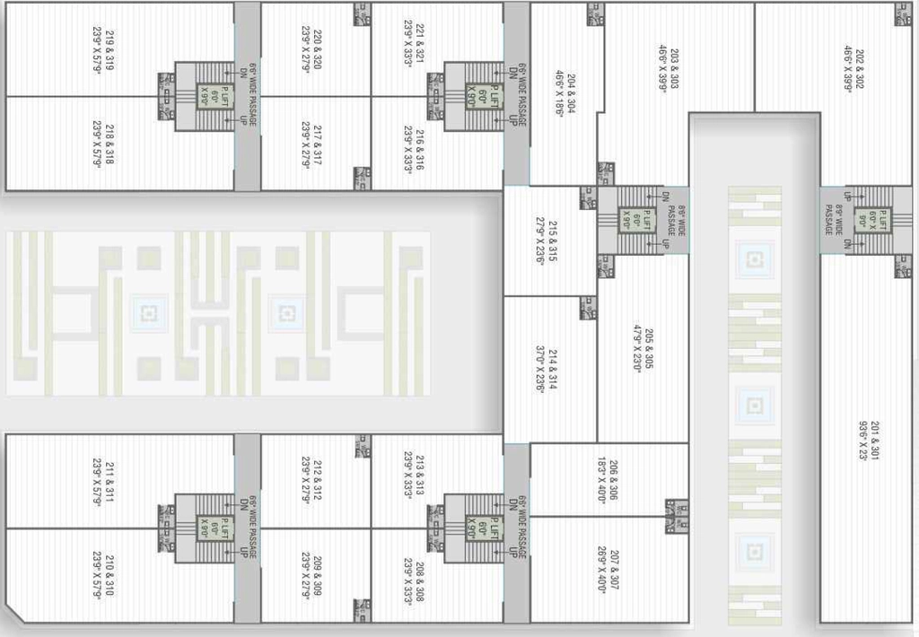 Floor Plan of Raghuvir Shoppers in Mota Varachha, Surat - Image 357670