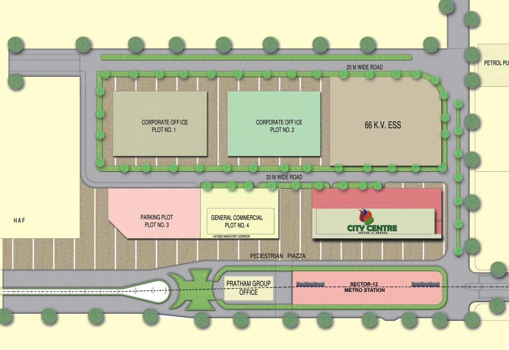 Master Plan of Pratham City Centre in Dwarka, New Delhi - Image 352731