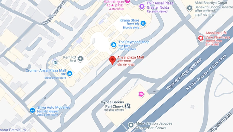 Location of Ansal Plaza in Knowledge Park 1, Greater Noida - Image 307284