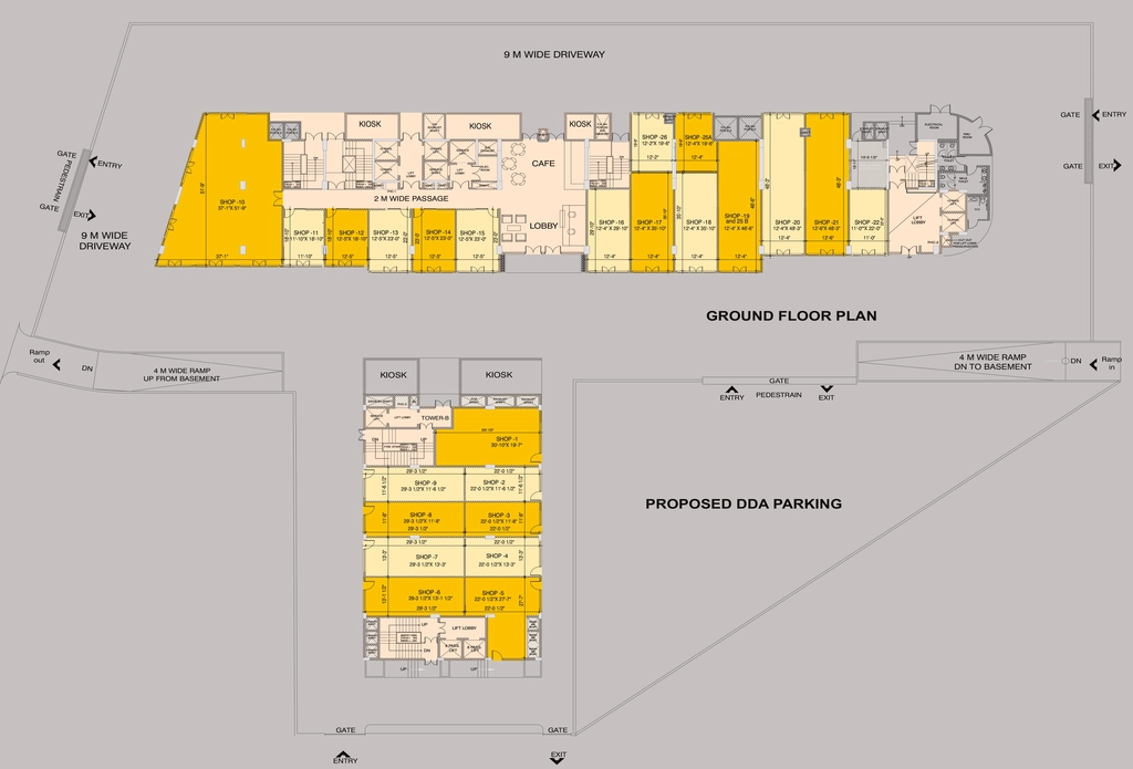 Floor Plan of Nextra The Address in Mayur Vihar, New Delhi - Image 352726