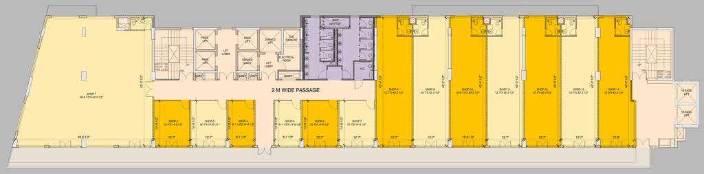 Floor Plan of Nextra The Address in Mayur Vihar, New Delhi - Image 352724