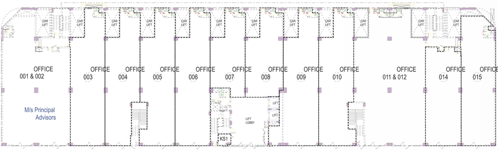 Floor Plan of DLF Capitol Point in Connaught Place, New Delhi - Image 352667