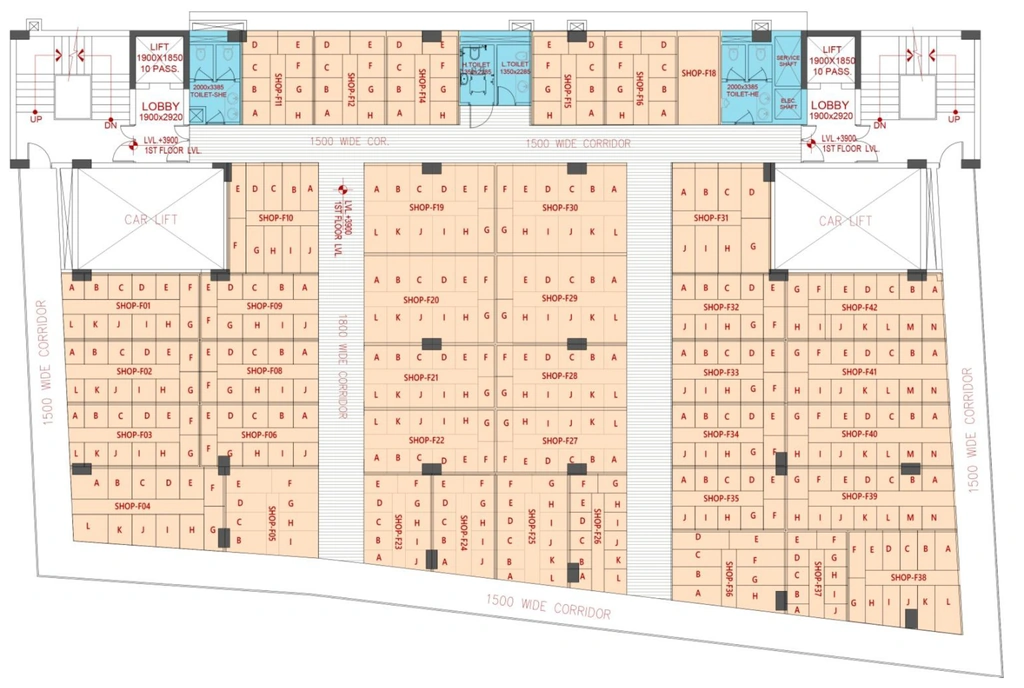 Floor Plan of Devika Sadar Bazaar in Sadar Bazaar, New Delhi - Image 352661