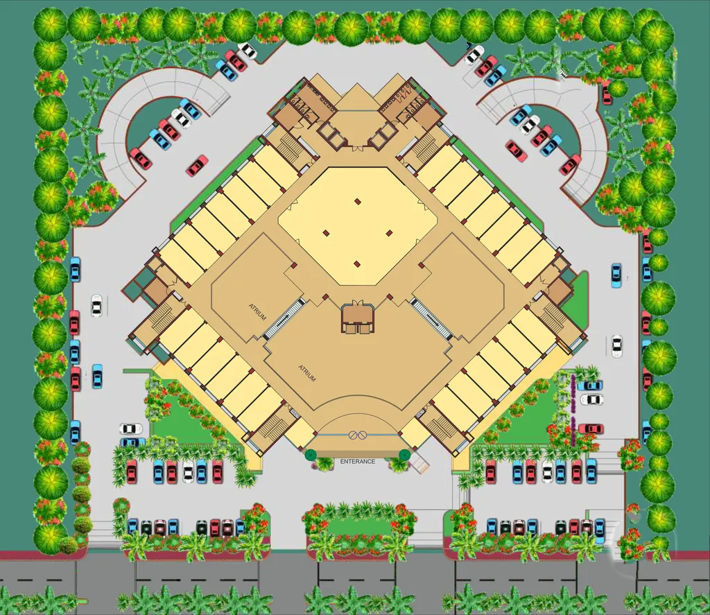 Master Plan of NBCC Centre in Okhla, New Delhi - Image 352700