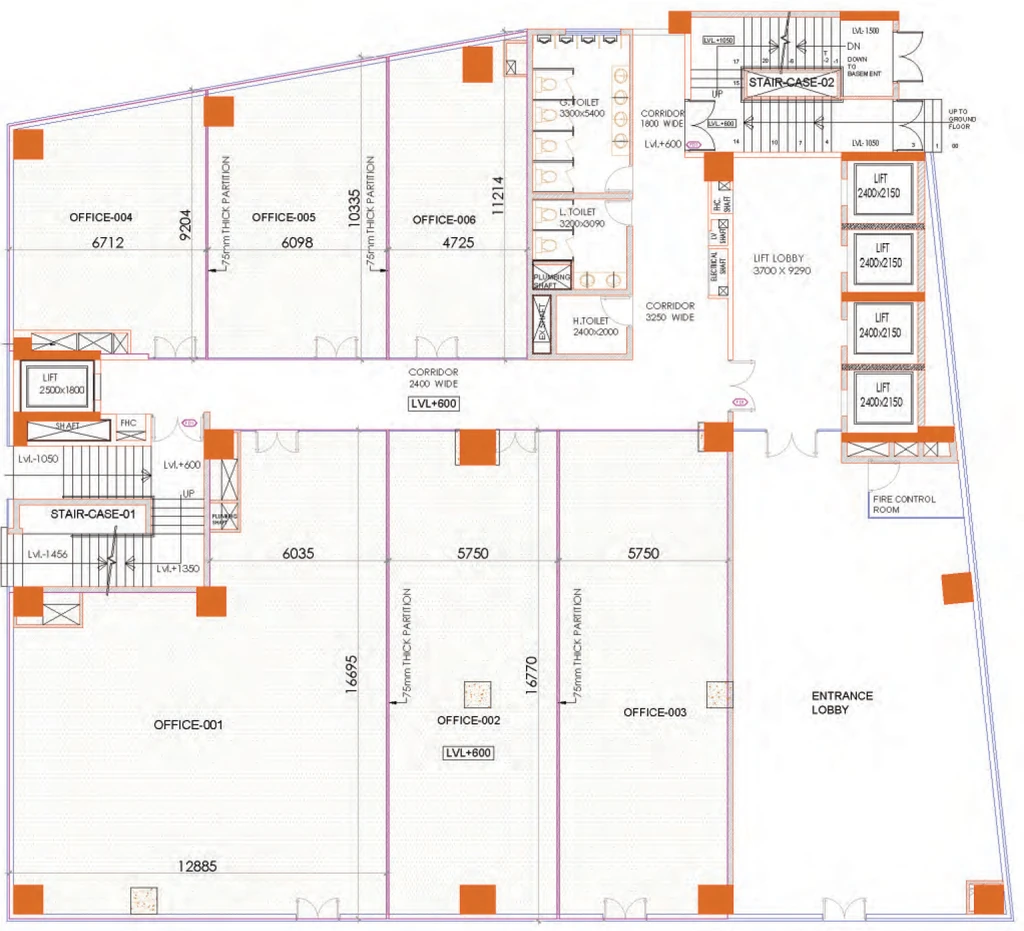 Floor Plan of Urbtech Mpire in Okhla, New Delhi - Image 352768