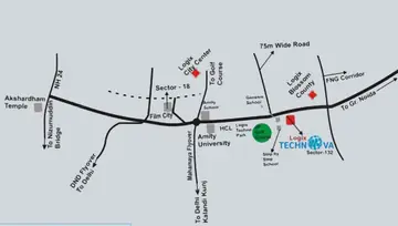 Location of Logix Technova - Image 301260