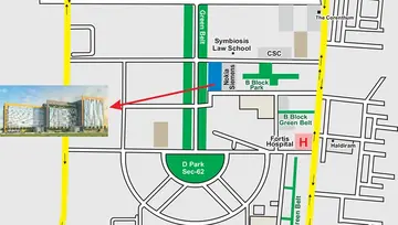 Location of KLJ Noida One - Image 301371