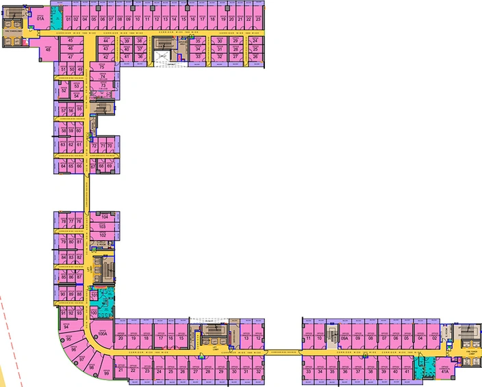Floor Plan of Gaur City Center in Sector 4, Greater Noida - Image 304675