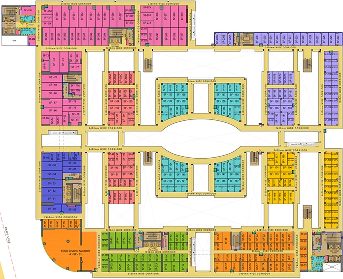 Floor Plan of Gaur City Center in Sector 4, Greater Noida - Image 304676