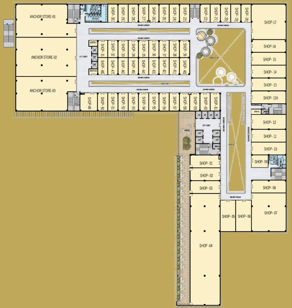Floor Plan of Yashika Platina Street 109 in Sector 109, Gurgaon - Image 362922