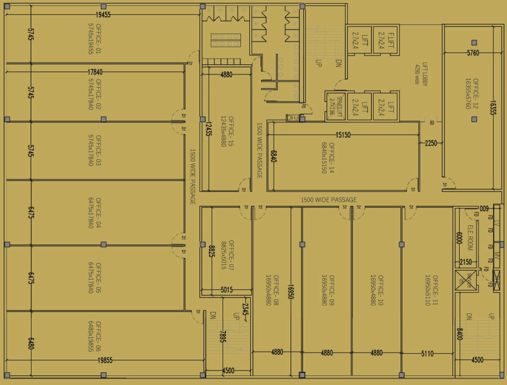 Floor Plan of Yashika Platina Street 109 in Sector 109, Gurgaon - Image 362921