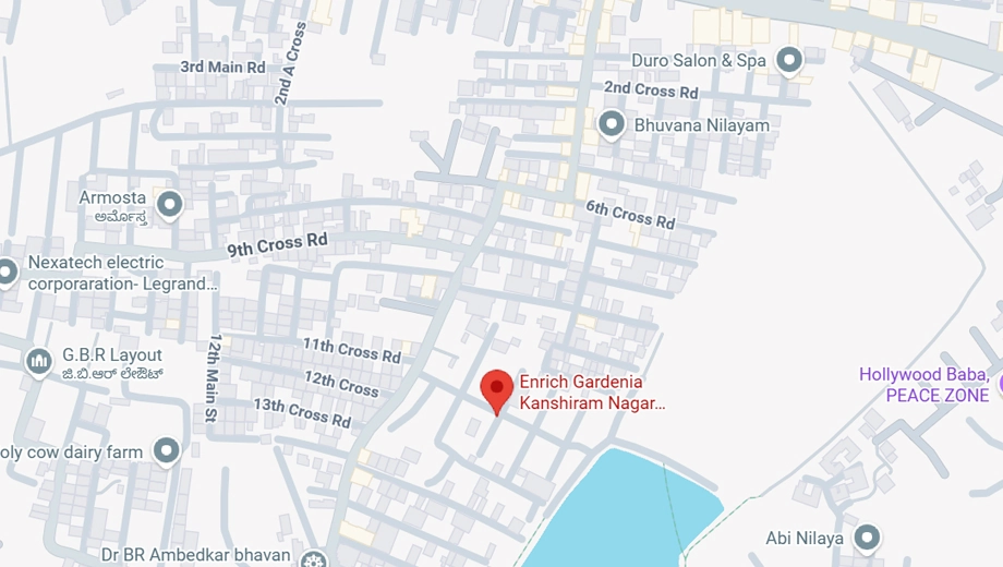 Location of Enrich Shasta Gardenia in Hoskote, Bangalore - Image 335191