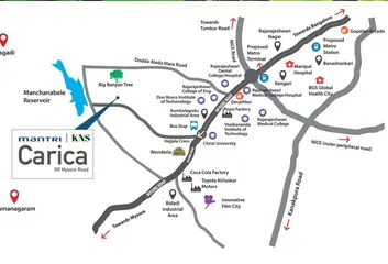 Location of Mantri KNS Carica - Image 328549