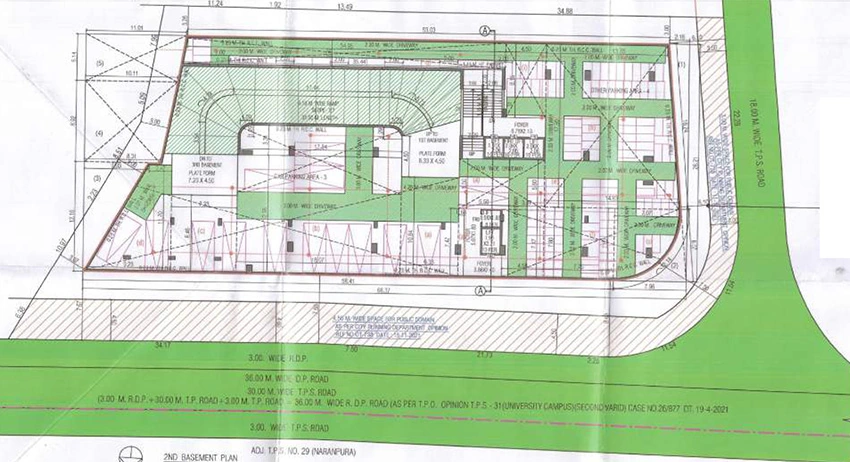 Master Plan of Sahdev Capitol in Memnagar, Ahmedabad - Image 351910