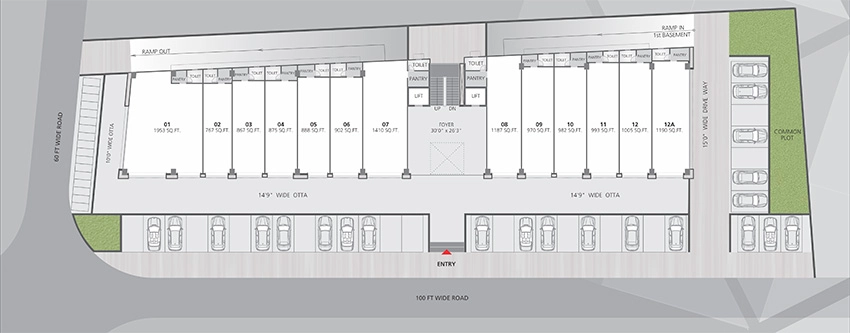 Master Plan of Zion Prime in Thaltej, Ahmedabad - Image 357488