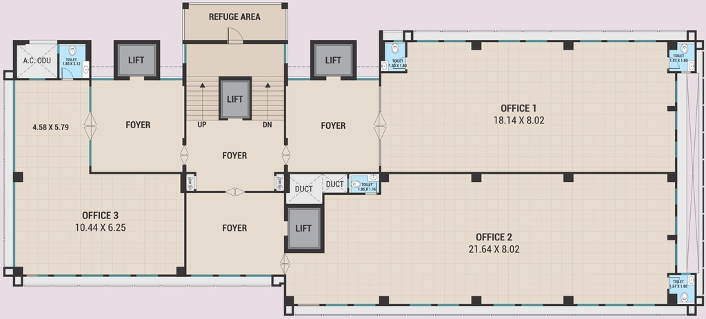Floor Plan of PV Enclave in Bodakdev, Ahmedabad - Image 319247