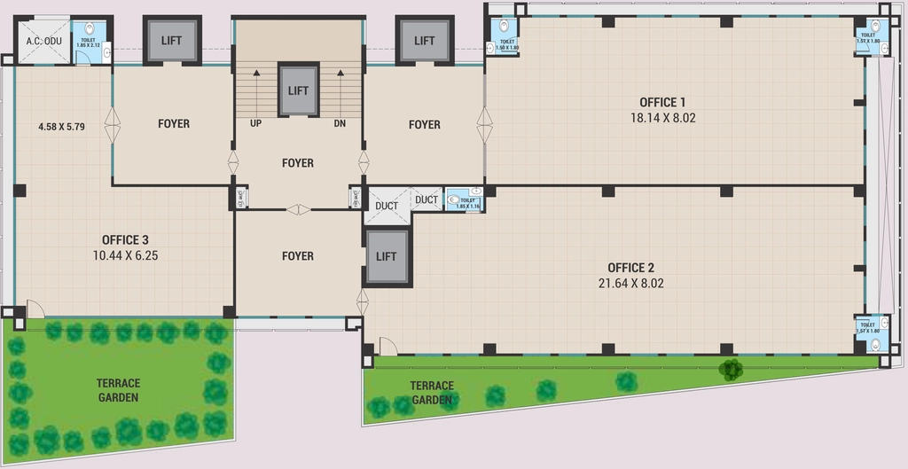 Floor Plan of PV Enclave in Bodakdev, Ahmedabad - Image 319250