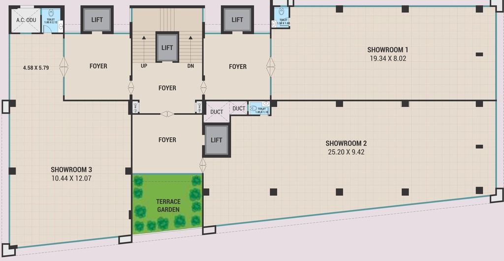 Floor Plan of PV Enclave in Bodakdev, Ahmedabad - Image 319249