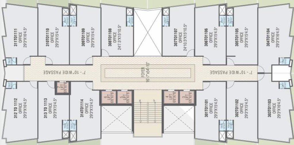 Floor Plan of JR Patel Pehel in Vaishnodevi Circle, Ahmedabad - Image 315565