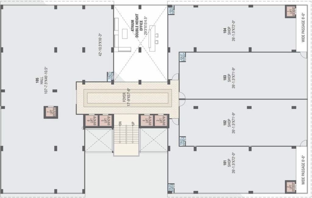Floor Plan of JR Patel Pehel in Vaishnodevi Circle, Ahmedabad - Image 315566