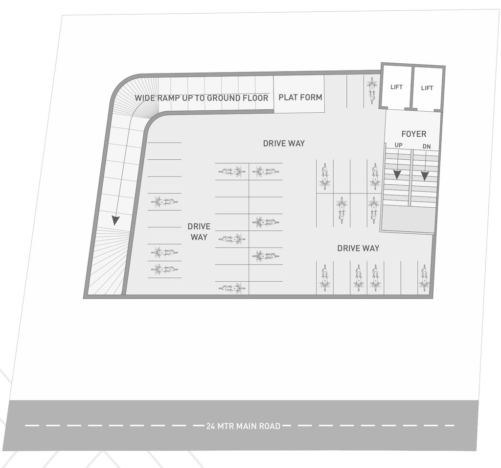 Master Plan of Siddhivinayak Manor Maxx in Navrangpura, Ahmedabad - Image 360340