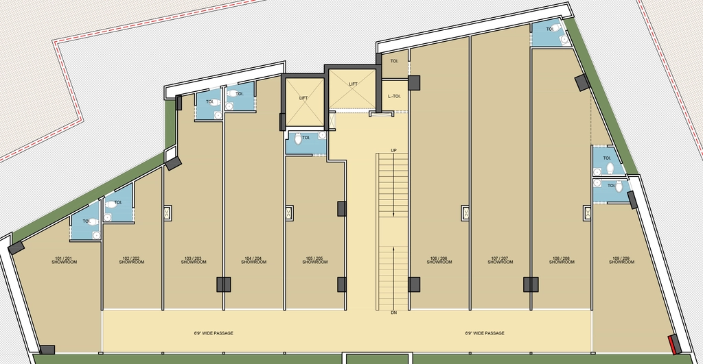 Floor Plan of HR Elanza in Paldi, Ahmedabad - Image 318803