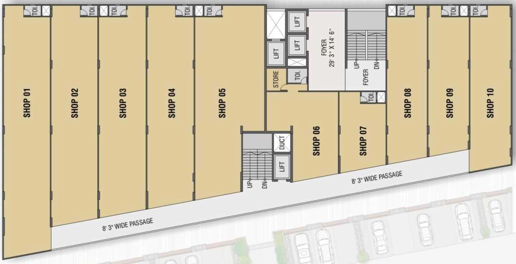 Floor Plan of SKDS Surya Icon in Naranpura, Ahmedabad - Image 320094