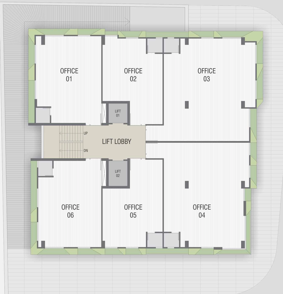 Floor Plan of Tapas Elegance in Ambawadi, Ahmedabad - Image 360358