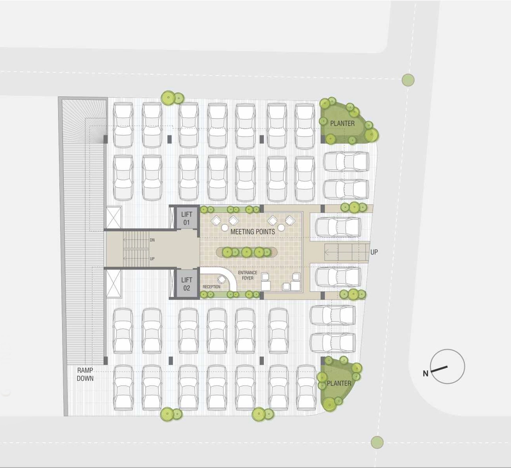 Master Plan of Tapas Elegance in Ambawadi, Ahmedabad - Image 360357