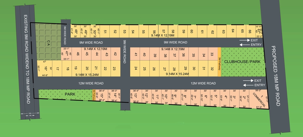 Master Plan of Ozone Verdana in Devanahalli, Bangalore - Image 333387
