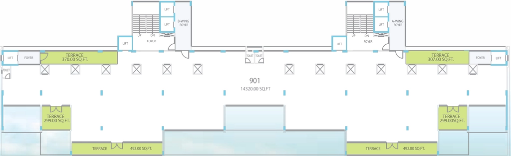 Floor Plan of Amrapali Lakeview Tower in Vastrapur, Ahmedabad - Image 318581