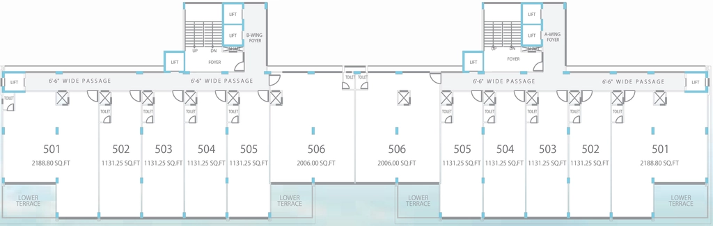 Floor Plan of Amrapali Lakeview Tower in Vastrapur, Ahmedabad - Image 318582