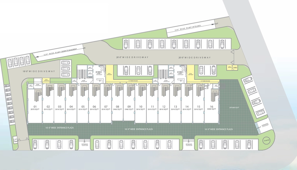 Master Plan of Amrapali Lakeview Tower in Vastrapur, Ahmedabad - Image 318579